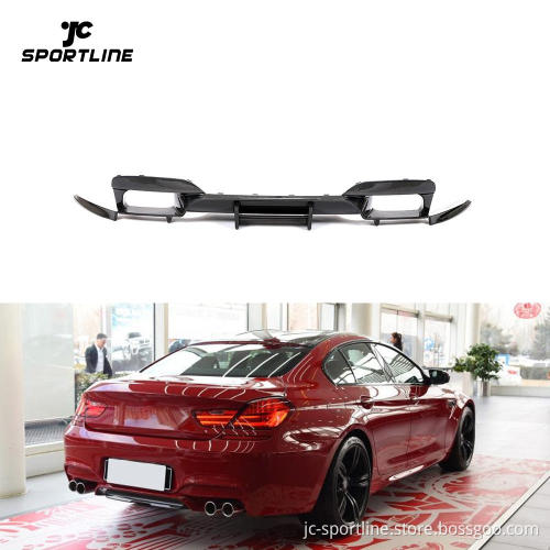 Carbon Fiber Rear Bumper Diffuser for BMW F06 F12 F13 M6 Gran Coupe 2013-2019
